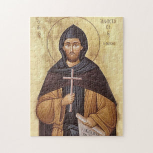 Monnik-martelaar Anastasius de Perzische icoon Legpuzzel