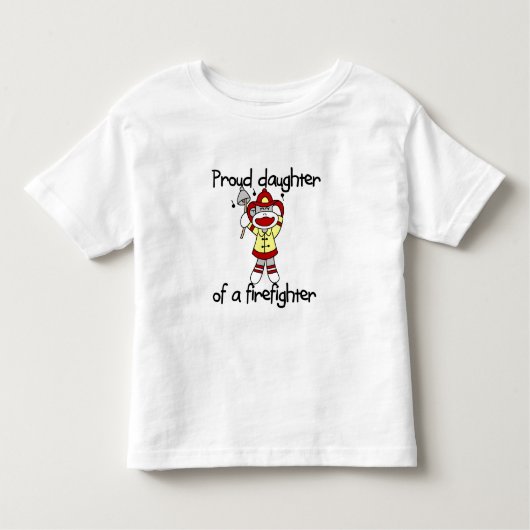 Monniksdochter van brandweerman kinder shirts (Voorkant)