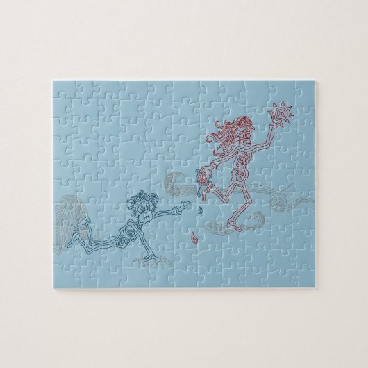 monniksrover legpuzzel (Horizontaal)