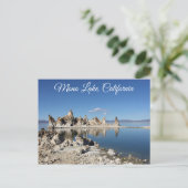 Mono Lake California briefkaart (Staand voorkant)