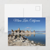 Mono Lake California briefkaart (Voorkant / Achterkant)