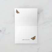  monoboogvlinder Hartelijk dank Kaart (Binnen)