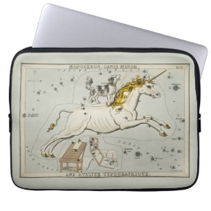 Monoceros, Canis Minor en Atelier Typographique L Laptop Sleeve