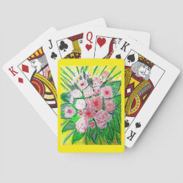 Monochromatic, Rosas, Dianthus caryophyllus,  Gerb Pokerkaarten