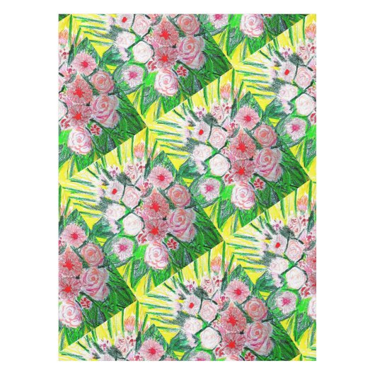 Monochromatic, Rosas, Dianthus caryophyllus,  Gerb Tafelkleed (Voorkant)