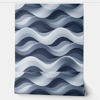 Monochromatisch Ripple Effect Behang – Minimalisti