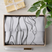 Monochromatisch zen kalmte weefsel papier (Geschenk)