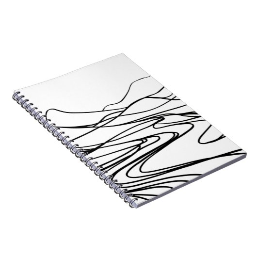 Monochromatisch zen-tijdschrift voor rust notitieboek (Rechterzijde)