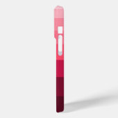 Monochromatische aangepaste tekst met kleurblokken Case-Mate iPhone case (Achterkant / Links)