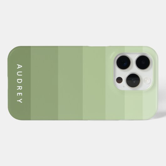 Monochromatische aangepaste tekst met kleurblokken Case-Mate iPhone case (Achterkant (horizontaal))
