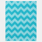  monochromatische Chevron Fleece Deken (Voorkant)