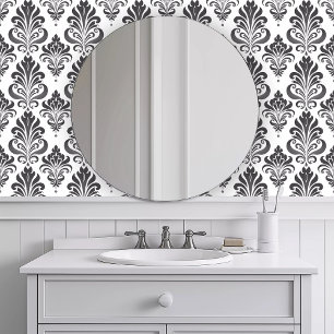 Monochromatische Elegant Grijs Behang
