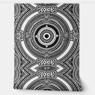 monochromatische medaillons behang