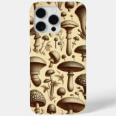 monochromatische paddestoelen Case-Mate iPhone case (Achterkant)