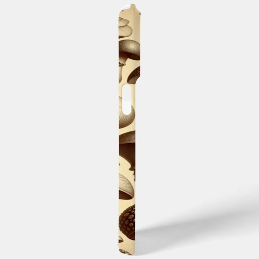 monochromatische paddestoelen Case-Mate iPhone case (Achterkant / Rechts)