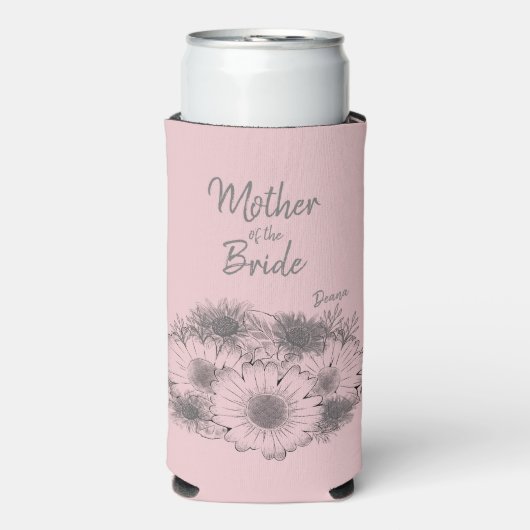 Monochromatische Simplistic Flowered Moeder van Br (Seltzer Voorkant)