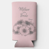 Monochromatische Simplistic Flowered Moeder van Br (Achterkant)