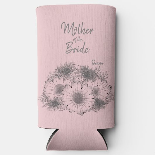 Monochromatische Simplistic Flowered Moeder van Br (Voorkant)