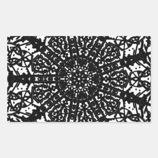 monochromatische Sticker (Voorkant)