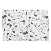 Monochromatische Terrazzo Patroon Kussensloop (Voorkant)
