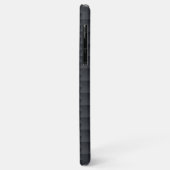 Monochromatische zwarte en donkergrijze geometrisc Case-Mate iPhone case (Achterkant/links)