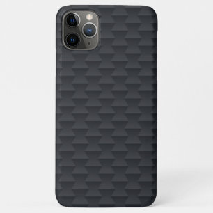 Monochromatische zwarte en donkergrijze geometrisc iPhone 11 pro max hoesje
