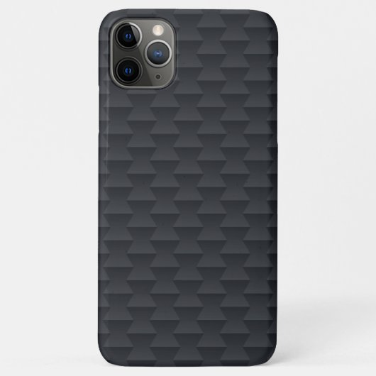 Monochromatische zwarte en donkergrijze geometrisc Case-Mate iPhone case (Achterkant)