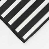 Monochrome aangepaste monogram fleecedeken fleece deken (Hoek)