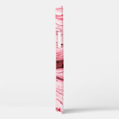 Monochrome Abstracte waterborstel, Red Futuristi Case-Mate iPhone Case (Achterkant / Rechts)