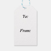 Monochrome Afrofuturist Queens Cadeaulabel (Achterkant)