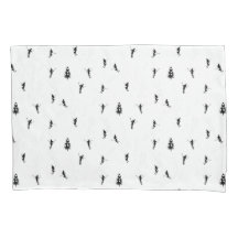 Monochrome alpiene kiers Skiing Illustratie