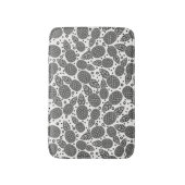 Monochrome anananassen badmat (Voorkant Verticaal)