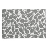 Monochrome anananassen kussensloop (Voorkant-Rechts)