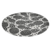 Monochrome anananassen snijplank (Hoek)