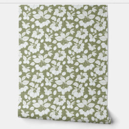 Monochrome Berry Branch Behang