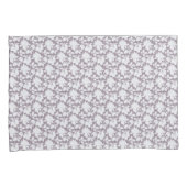 Monochrome Berry Garden paar kussenslopen (Voorkant-Rechts)