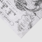 Monochrome bijentypografie tissuepapier (Detail)