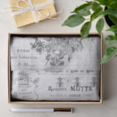 Monochrome bijentypografie tissuepapier (Geschenk)