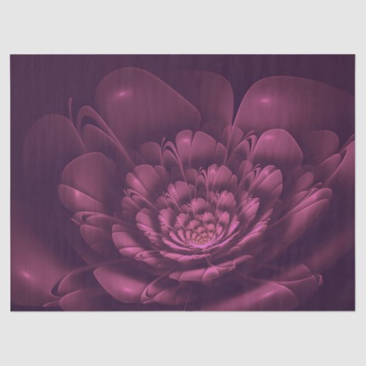 monochrome bloempapier tissuepapier (Voorkant)