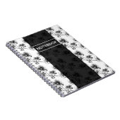 Monochrome Bloom Notitieboek (Rechterzijde)
