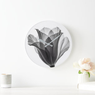 Monochrome botanische fijne kunst fotografie grote klok