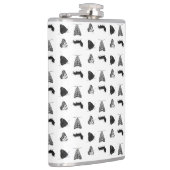 Monochrome Butterfly Heupfles (Rechts)