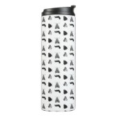 Monochrome Butterfly Thermosbeker (Gedraaid links)