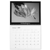Monochrome Cacti 2016 Kalender (Jan 2027)