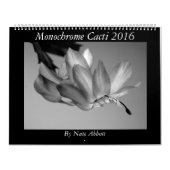 Monochrome Cacti 2016 Kalender (Hoes)