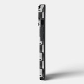 Monochrome Chess Pattern Case-Mate iPhone Case (Achterkant / Links)