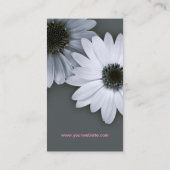 Monochrome Daisies visitekaartje (Achterkant)