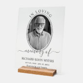 Monochrome Dans La Mémoire De L'Amour Photo Funéra (Angle)