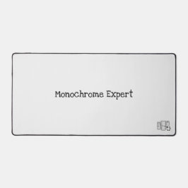 Monochrome Desk Mat voor Desk Designers