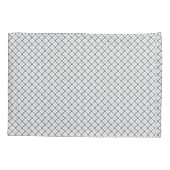 Monochrome Geometric Texture|Seamless Diamond Look Kussensloop (Achterkant)